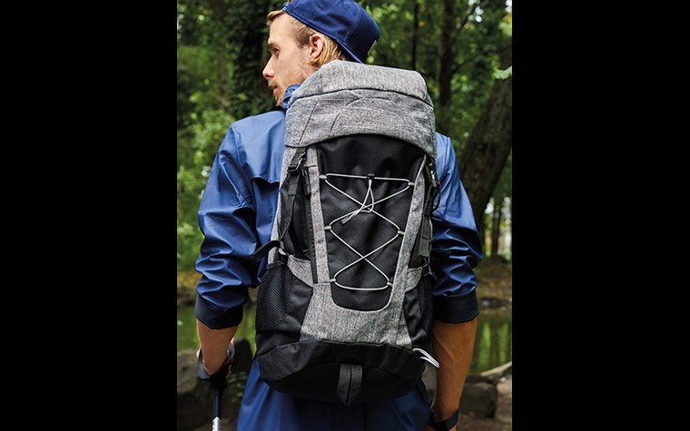 BAGS 2 GO Outdoor Backpack - Yellowstone GREY MELANGE